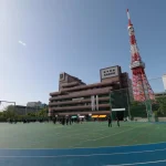 芝中学校の校舎